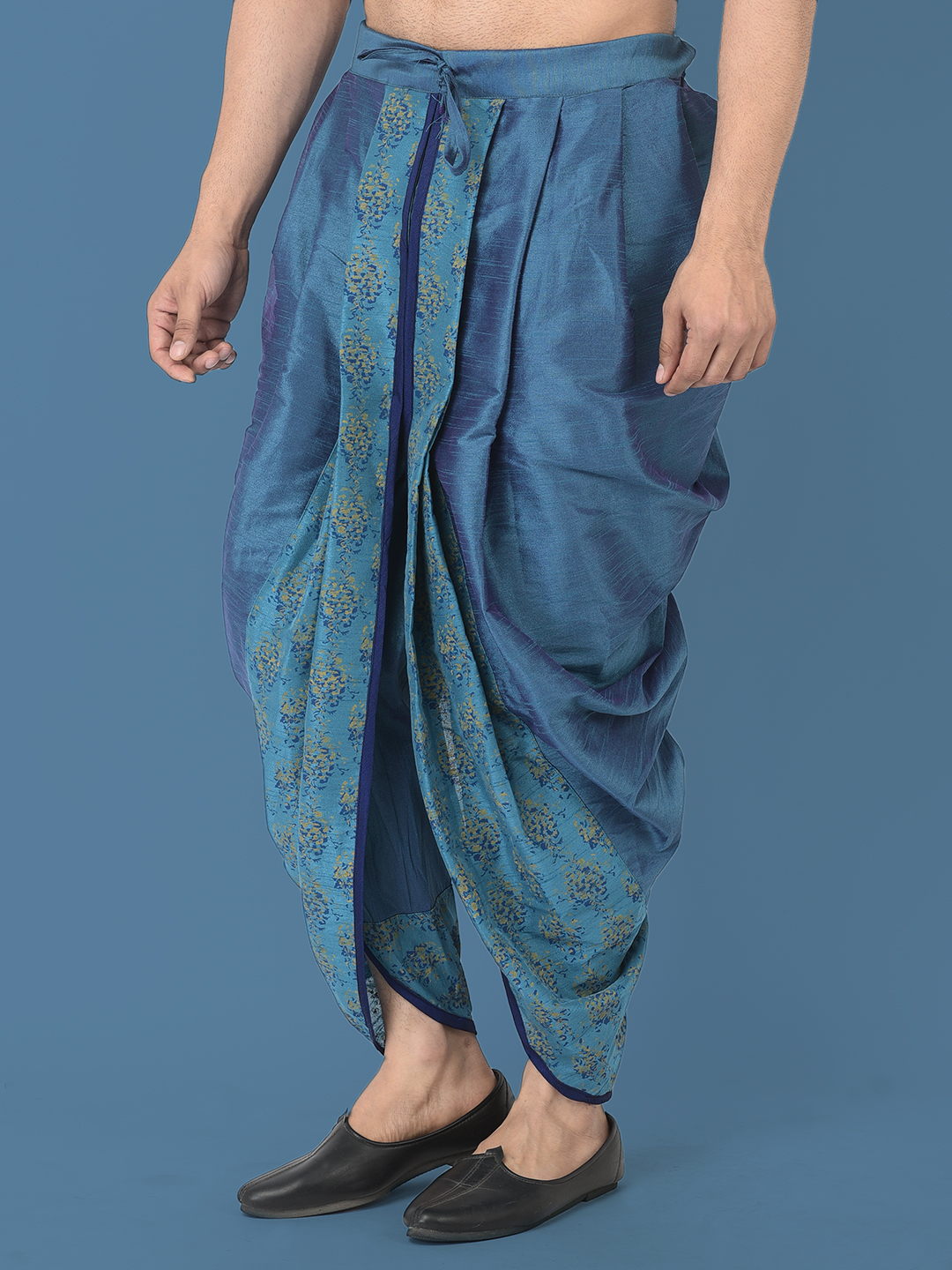 Buy global desi Womens Printed Dhoti Pants Navy at Amazon.in