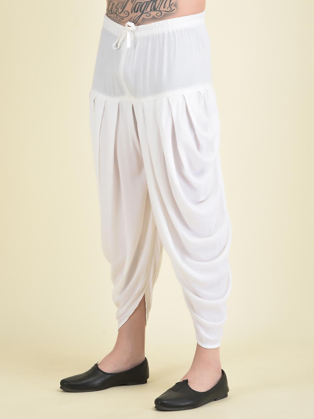 Buy Cream Pyjamas & Churidars for Men by VASTRAMAY Online | Ajio.com